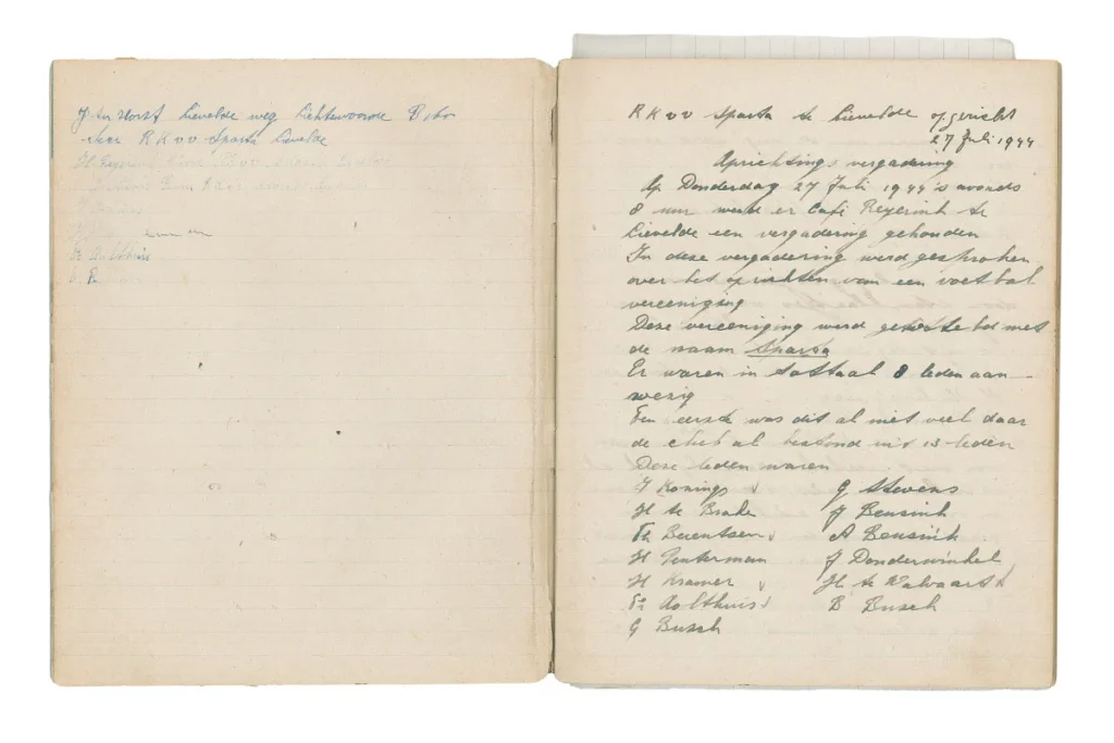 Archiefbeeld van v.v. Erix uit de oprichtingsjaren