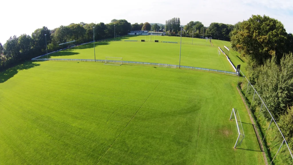 Overzicht van de velden van Sportpark Dèl-Akker